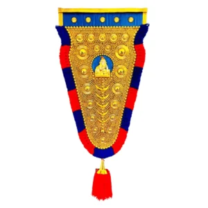 4 Feet Handmade Nettipattam for Wall Decor - Traditional Kerala Art for Home Interiors & Spiritual Gifts